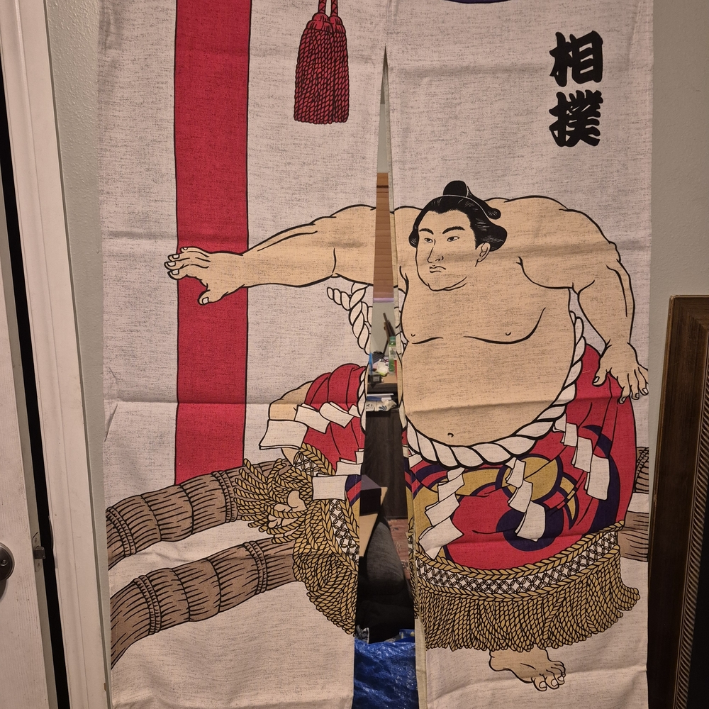 Sumo Wrestler Noren Curtain